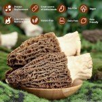 MEIMIDUO 2oz(56.7g) Grade AAA Dried Morel Mushrooms (Morchella Conica) for Cooking, Ketone Friendly, Gluten-Free, Fat-Free, Sugar-Free, No additives, Healthy, Nutritious & Umami Morel Mushrooms