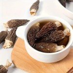 Premium Grade Dried Morel Mushrooms (Morchella Conica), 4 oz Gourmet Morel Mushrooms Dehydrated Delicacies Nourishing Morchella Conica羊肚菌