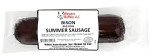 Bison and Pork Summer Sausage 10 Ounce – USA Raised Bison Meat Snack for Charcuterie, Ready to Eat – Low Carb Snack, Keto Friendly, Sugar-Free Snacks