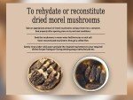 QIANPINHUI Morel Mushroom Dehydrated Gourmet Morchella Conica Edible Mushrooms Organic Dried Morel Mushrooms for Cooking 3oz/85g