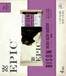 EPIC Bison Bacon Cranberry Bars, Paleo Friendly, Gluten Free, 4 ct, 1.3 oz Bars
