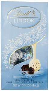 Lindt LINDOR Stracciatella White Chocolate Truffles, Chocolates with Smooth, Melting Truffle Center, 5.1 oz. Bag