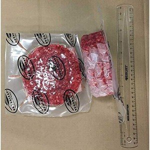 Broadleaf 3:1 Round Wagyu Beef Patty, 1 Pound -- 10 per case.