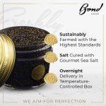 Kaluga Caviar, Black Caviar Eggs for Blinis - Fish Caviar Delight - Premium Beluga Caviar Food Experience, Malossol Fish Roe with Sea Salt, Smooth Flavor - 2 ounce (56g) Glass Jar