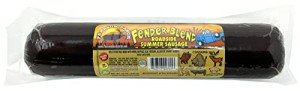 PEARSON RANCH SINCE 1959 Game Meat Summer Sausage Exotic Meat Blend of Rabbit, Alligator, Venison, Elk, Buffalo, Beef, Pork, & Wild Boar - Gluten-Free, MSG-Free, 12 ounces
