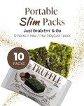 GOTBanchan Truffle GIM: Korean Snacks Black Truffle Premium Roasted Seaweed | Asian Food Low Carb Snack Nori Sheets for Sushi, Gimbap & Musubi | Organic Snacks Dried Seaweed Nori Sheets (Box of 10)