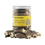 MEIMIDUO Delicious Grade AAA Dried Morel Mushrooms for Cooking, Ketone Friendly, Gluten-Free, Fat-Free, Sugar-Free, No additives, Healthy, Nutritious & Umami Morel Mushrooms (2.8 Oz)