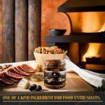 Tradino Premium Black Truffle Slices | Unique Christmas Appetizer | Fresh Black Truffle Carpaccio | Luxury Gourmet Finishing | Ideal for Enhancing Dishes, 30 Grams