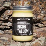 100% Grass-Fed and Finished Bison Tallow | Perfect for Cooking, Skin Care, Pemmican, Frying, and more | Regeneratively Ranched, Rendered, and Packaged in the USA with Integrity