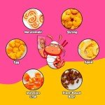 CHIRAMEN Dried Seafood Mixed Ramen Toppings, Shrimp, Fish Cake, Squid, Imitation Crab, Eggs, Prefect for Cup Noddles.