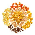 CHIRAMEN Dried Seafood Mixed Ramen Toppings, Shrimp, Fish Cake, Squid, Imitation Crab, Eggs, Prefect for Cup Noddles.