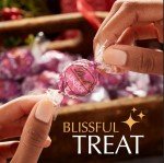 Strawberries & Cream 50ct - White Chocolate Truffles with a Smooth Melting Filling - Individually Wrapped Bulk Candy - Pink Wrapped Candy - Great Gift an Even Better Treat