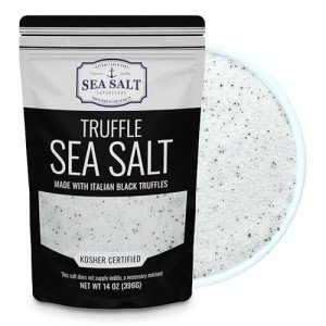 Italian Black Truffle Sea Salt for Recipes