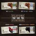 Epic Provisions Venison Sea Salt and Pepper Bars, Keto Friendly, Gluten Free, 12 ct
