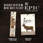 Epic Provisions Venison Sea Salt and Pepper Bars, Keto Friendly, Gluten Free, 12 ct