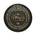 Opus Imperial Osetra Black Caviar - Great with Blinis for Caviar Food as Fresh Cavier Fish Roe, Osetra Non-Pasteurized Sturgeon Cabiar, Affordable Gourmet Cavier, Ossetra Sturgeon Roe 1oz / 30g