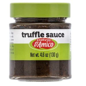 Truffle Sauce, Tartufata, Pate', 4.06 oz, Black Truffle Paste, Dip, Spread, Truff Sauce, Product of Italy, Fratelli D'Amico