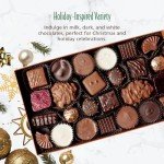 Rocky Mountain Chocolate Everyday Assorted Holiday Chocolates Gift Box | Premium Chocolate Assortment, Milk, Dark, and White Chocolate with Pecan & Caramel Truffles | Christmas Gift for Chocolates lovers