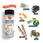 KD Home Seafood Broth Stock Korean Multi-Purpose Instant Soup Base, Made with Anchovy, Crab, Shrimp and Kelp Original Flavor 4.0 grams x 30