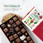 Rocky Mountain Chocolate Everyday Assorted Holiday Chocolates Gift Box | Premium Chocolate Assortment, Milk, Dark, and White Chocolate with Pecan & Caramel Truffles | Christmas Gift for Chocolates lovers