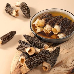 Premium Grade Dried Morel Mushrooms (Morchella Conica), 2 oz Gourmet Morel Mushrooms Nourishing Morchella Conica羊肚菌Shipping from California, U.S.