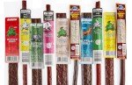 Jerky Dynasty Bayou Mix - Exotic Beef Jerky Snack Packs with Venison, Wild Boar & Alligator - Unique Flavors from Around the World in Slim Stick Style Jerky Variety Pack - (10 Pack)