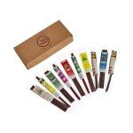 Jerky Dynasty Bayou Mix - Exotic Beef Jerky Snack Packs with Venison, Wild Boar & Alligator - Unique Flavors from Around the World in Slim Stick Style Jerky Variety Pack - (10 Pack)
