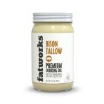 Pasture Raised Bison Tallow from , USDA Certified, Keto and Paleo, Whole30 cooking. Sourced from 100% U.S.A Grasslands. Great as cooking oil, pemmican making, skincare and more, 14 oz. (1 Pack)