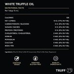 TRUFF White Truffle Oil - White Truffle Infused Olive Oil - Gourmet Dressing, Seasoning, Marinade, or Drizzle, Non-GMO, Gluten-Free, 6 fl.oz