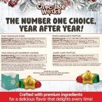 Christmas 2024 Chocolate Advent Calendar by Chocolate Works, Gourmet Candy Cane and White Chocolate Truffles, Covered Cream Filled Cookies Gift Box, 24 Holiday Surprises