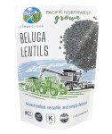 Black Lentils | Black Beluga Caviar Lentils | 1 lb Re-sealable Pouch | Non-GMO | Kosher | Vegan | Non-Irradiated
