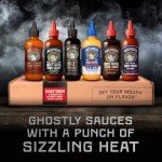 Melinda’s Ghost Pepper Collection - Ghost Pepper Hot Sauce Gift Set - Includes Ghost Pepper Hot Honey, Ghost Black Truffle Hot Sauce, Ghost Buffalo Ranch & More - 68 Fl Oz, 6 Pack