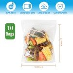 10×Seafood Boil Bags Medium Size Boil Bag for fish, crab, shrimp, and veggies - cooking and storage bag (Medium)