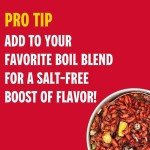 Louisiana Fish Fry Products Smashed Garlic Boil Booster - Garlic and Onion Flavors - Crab, Shrimp, Crawfish Seasonings, Mix and Spice Enhancer - Low Salt Cajun Seasoning 8 oz (Pack of 1 Sachet)