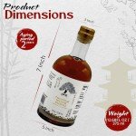 HAKU Truffle White Shoyu Naturally Brewed Aged 2 Years, 12.68 Oz (375 ml) - Traditional Gourmet Dipping Sauce & Marinade for Sushi, Meat, Rice, Stir Fry, Dumplings, & Asian Cuisines