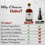 HAKU Truffle White Shoyu Naturally Brewed Aged 2 Years, 12.68 Oz (375 ml) - Traditional Gourmet Dipping Sauce & Marinade for Sushi, Meat, Rice, Stir Fry, Dumplings, & Asian Cuisines