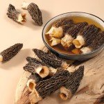 Premium Grade Dried Morel Mushrooms (Morchella Conica), 1 oz Gourmet Morel Mushrooms Dehydrated Delicacies Nourishing Morchella Conica羊肚菌