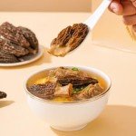 Premium Grade Dried Morel Mushrooms (Morchella Conica), 1 oz Gourmet Morel Mushrooms Dehydrated Delicacies Nourishing Morchella Conica羊肚菌