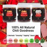 SAUCE UP 100% Natural Artisan Chili-Crisp 6oz- Premium 13 Ingredients, Vegan, Keto, GF, Zero Msg, Flavor Bomb, Crafted in NYC(Hot, Sweet, Crispy, Umami, Smoky, Savory)- Good on Anything Chili Sauce (White Truffle)