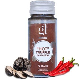 Spicy Hot Truffle Seasoning 45g (1.59 oz) of All-Purpose Gourmet Truffle Powder, Made with dried Chili Pepper & Summer Black Truffle, Non GMO, Product of Italy, by GL Truffle Gourmet Line
