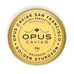 Opus Golden Sturgeon Roe – Osetra Black Caviar, Best for Blinis for Caviar Food, Fresh Cavier & Fish Roe, Ossetra Non-Pasteurized Sturgeon Cabiar, Affordable Gourmet Cavier, 1oz / 30g, Overnight