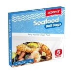 5×Seafood Boil Bags Large Size Boil Bag for fish, crab, shrimp, and veggies - cooking and storage bag (Large)