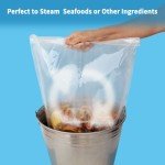 5×Seafood Boil Bags Large Size Boil Bag for fish, crab, shrimp, and veggies - cooking and storage bag (Large)