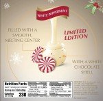 White Chocolate Peppermint Truffles 50ct - Individually Wrapped Bulk White Chocolate Candy with Smooth Peppermint Truffle Center - Chocolate Candy for Holidays and Gifts