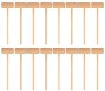 8.26" Wooden Crab Mallets Crab Hammers Lobster Seafood Crackers (16 Pcs)