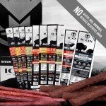 ICON Meat Stick and Steak Strip Sampler Gift Box - 10 Snacks Per Box - Assorted Flavors of Bison, Elk, Venison, Beef and Pork Jerky Sticks and Strips - USDA Approved, All Natural Artisan Meats