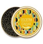 OSCIETRA Collection - Premium Osetra Black Caviar - 1.1 oz / 30 g in Metal Jar - Savory Black Caviar with Classical Malossol Taste from Sturgeon Black Roe by Caviar d'Eden