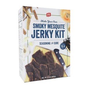 PS Seasoning Jerky Seasoning and Cure Kit (Smoky Mesquite) - Wild Game Hunters - Jerky Cure - Dehydrated - Beef, Turkey, Venison - DIY