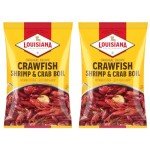 Louisiana Fish Fry Products Crawfish, Shrimp & Crab Boil Seasoning - Spicy & Delicious Seafood Powder Complete Seasoning - Low Salt Cajun Seasoning (4.5 Pound (Pack of 2))
