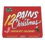 12 Pains of Christmas Advent Calendar 2024 By Astor Chocolate, Funny Holiday Countdown Chocolate Advent Calenday, White Elephant Gag Gift Exchange For Adults Men Women, Milk Truffles, Milk Toffee, Dark Mint Chocolate Gifts